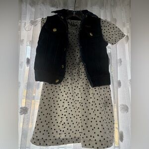 DKNY dress and vest set